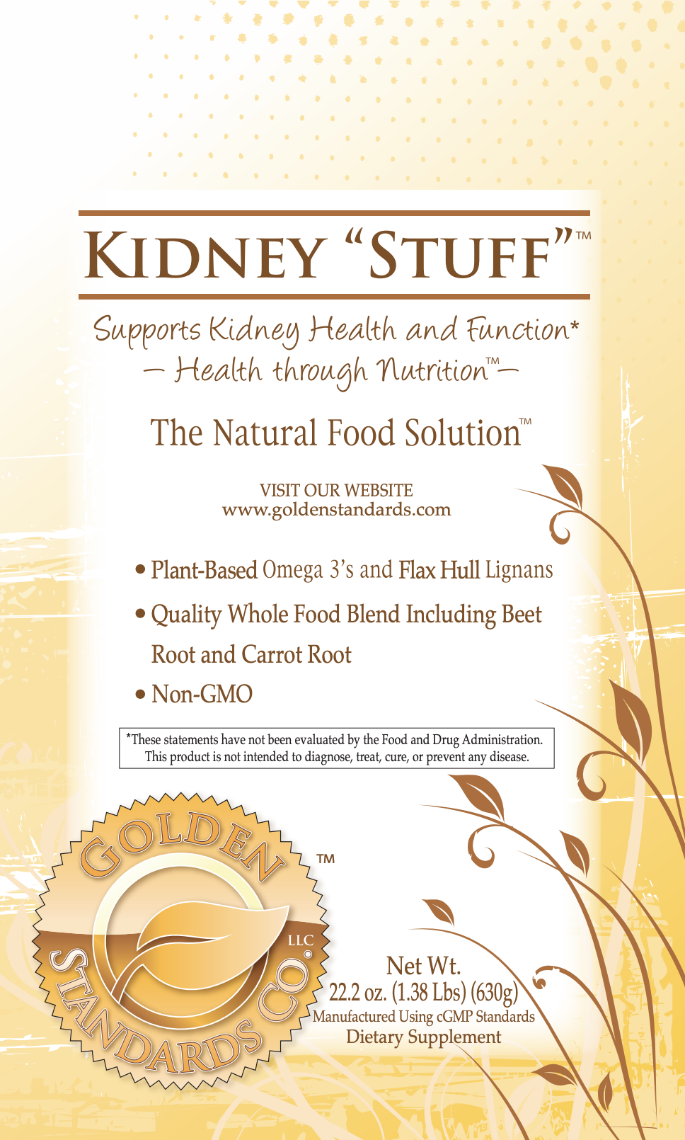 Kidney "Stuff" Granular Front Label