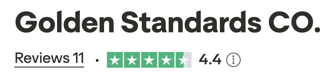 Golden Standards CO. Is Rated Excellent on TrustPilot